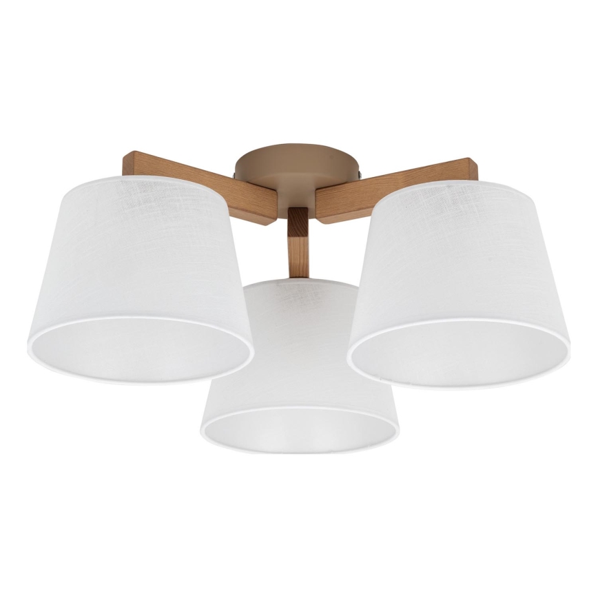 BRILAGI - LED lakke kinnitatav lühter LATTE SABIA 3xE27/15W/230V mänd/valge