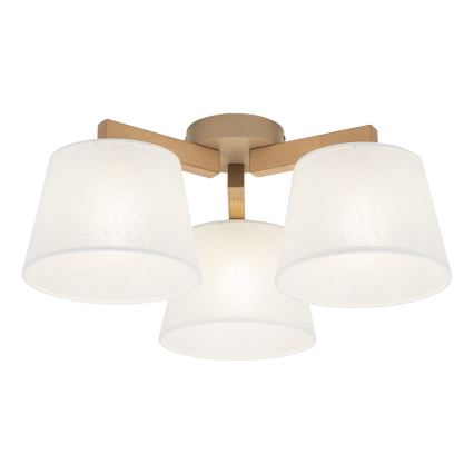 BRILAGI - LED lakke kinnitatav lühter LATTE SABIA 3xE27/15W/230V mänd/valge