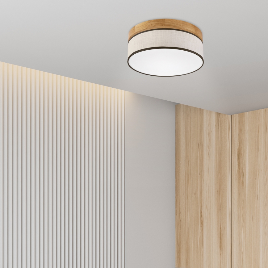 Brilagi - LED Lakkevalg BELLADONNA LED/20W/230V Ø 30 cm koor/ tamm
