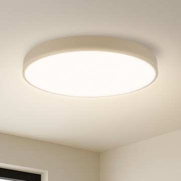 Brilagi - LED Lakkevalgus dimmeritu POOL SMART LED/60W/230V diameeter 50 cm Wi-Fi Tuya beež + kaugjuhtimispult