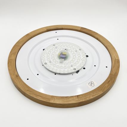 Brilagi - LED Lakkevalgusti BELLADONNA LED/36W/230V 50 cm kreem/ tamm