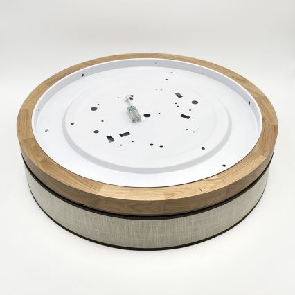 Brilagi - LED Lakkevalgusti BELLADONNA LED/36W/230V 50 cm kreem/ tamm