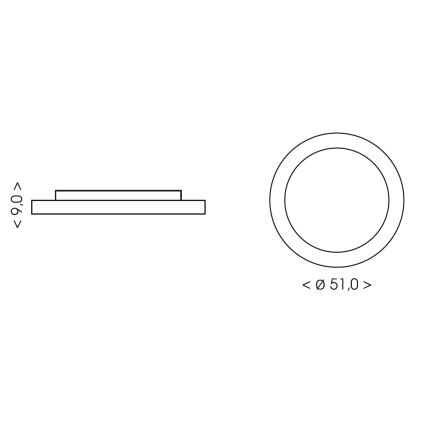 BRILAGI - LED laste laevalgusti ASTRO LED/60W/230V 3000/4500/6000K läbimõõt 51 cm