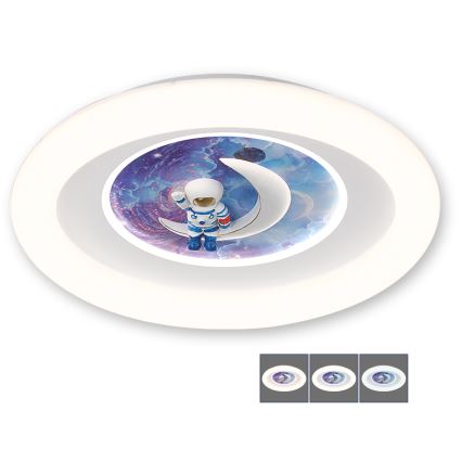 BRILAGI - LED Laste laevalgusti ASTRO LED/80W/230V 3000/4500/6000K läbimõõt 51 cm