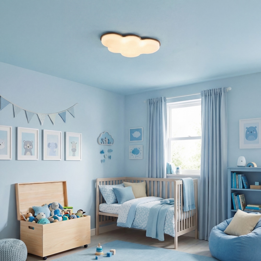 Brilagi - LED laste laelamp CLOUD LED/54W/230V valge