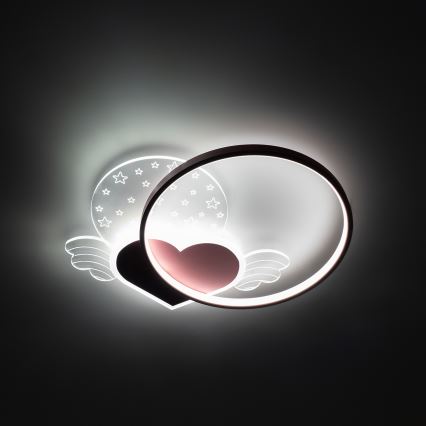 Brilagi - LED laste laelamp LOVE LED/48W/230V 3000/4500/6000K roosa