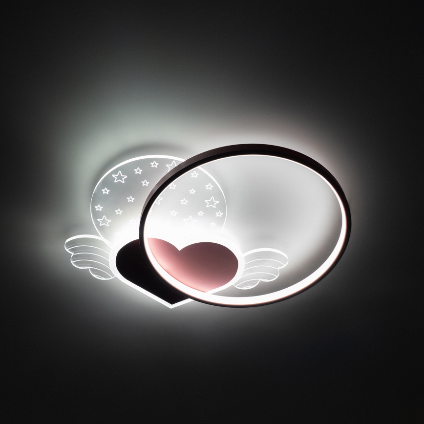 Brilagi - LED laste laelamp LOVE LED/48W/230V 3000/4500/6000K roosa