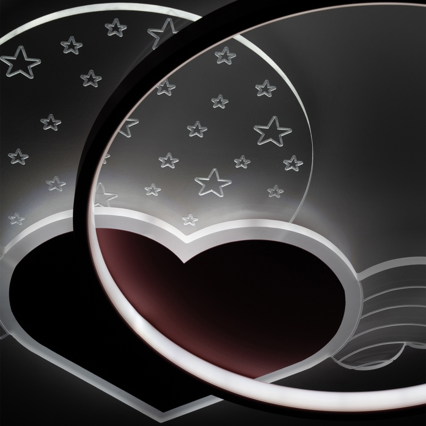 Brilagi - LED laste laelamp LOVE LED/48W/230V 3000/4500/6000K roosa