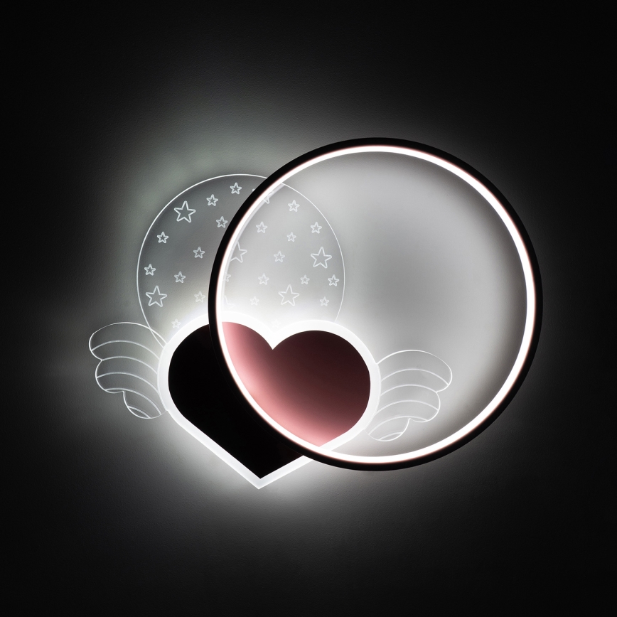 Brilagi - LED laste laelamp LOVE LED/48W/230V 3000/4500/6000K roosa