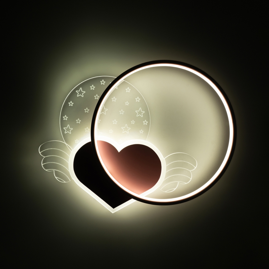 Brilagi - LED laste laelamp LOVE LED/48W/230V 3000/4500/6000K roosa