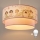 Brilagi - LED laste laelamp riputatav kaabliga BOBO 1xE27/60W/230V läbimõõt 40 cm roosa/haldjad