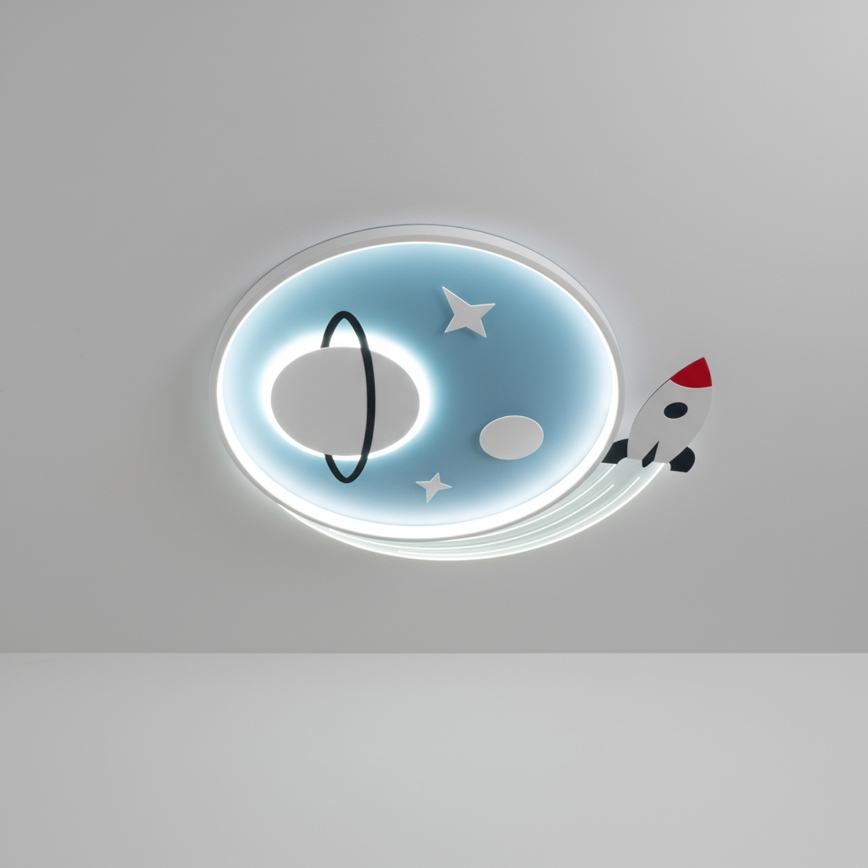 Brilagi - LED laste laelamp STARSHIP LED/64W/230V 3000/4500/6000K sinine