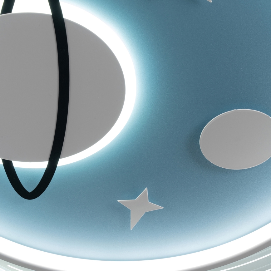 Brilagi -LED Laste laelamp STARSHIP LED/64W/230V 3000/4500K sinine