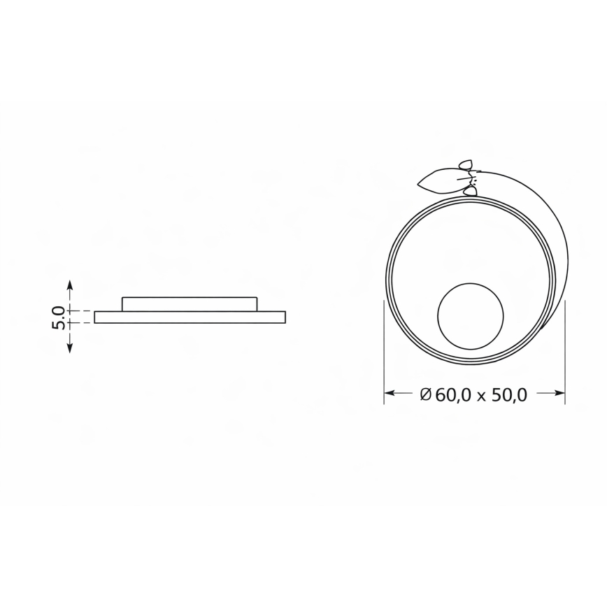 Brilagi -LED Laste laelamp STARSHIP LED/64W/230V 3000/4500K sinine