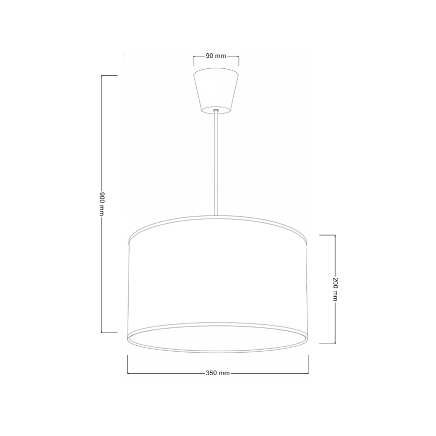 Brilagi - LED laste lühter kaablil BOBO 1xE27/60W/230V läbimõõt 35 cm valge/loomakesed