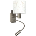 BRILAGI - LED laste painduv seinavalgusti BOBO 1xE27/25W/230V + LED/3W mattkroom/valge/jänesed