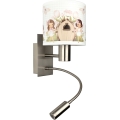 BRILAGI - LED Laste painduv seinavalgusti BOBO 1xE27/25W/230V + LED/3W mattkroom/valge/roosa/haldjad