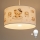 Brilagi - LED laste ripplamp juhtmel BOBO 1xE27/60W/230V läbimõõt 35 cm valge/karukestega