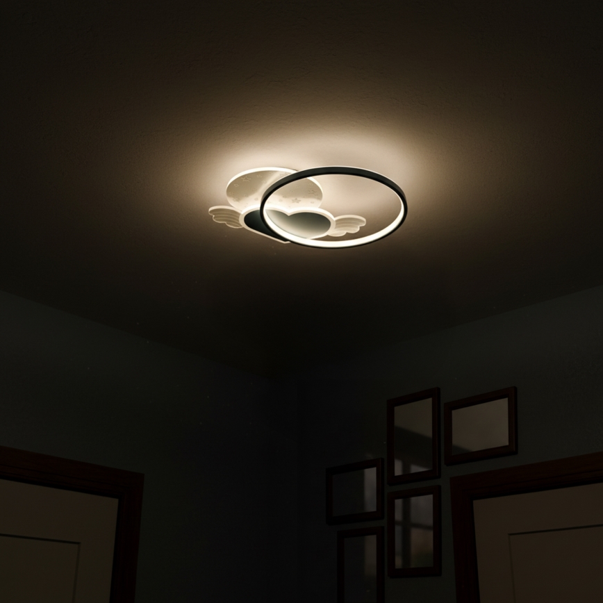 Brilagi - LED lastetoa laelamp LOVE LED/48W/230V 3000/4500/6000K sinine