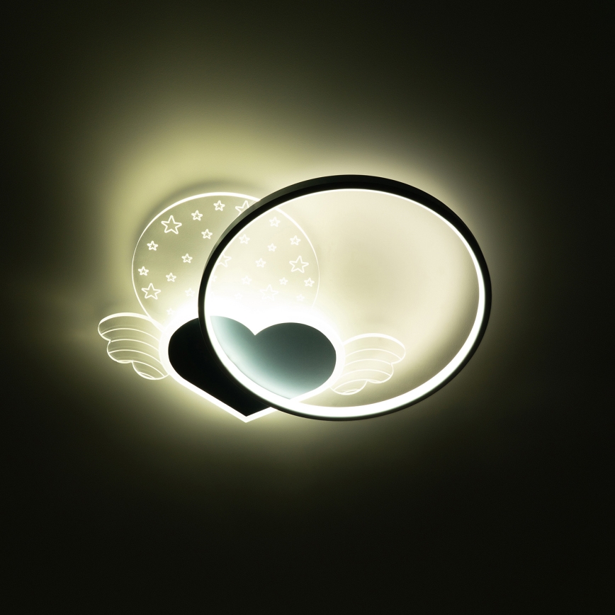 Brilagi - LED lastetoa laelamp LOVE LED/48W/230V 3000/4500/6000K sinine