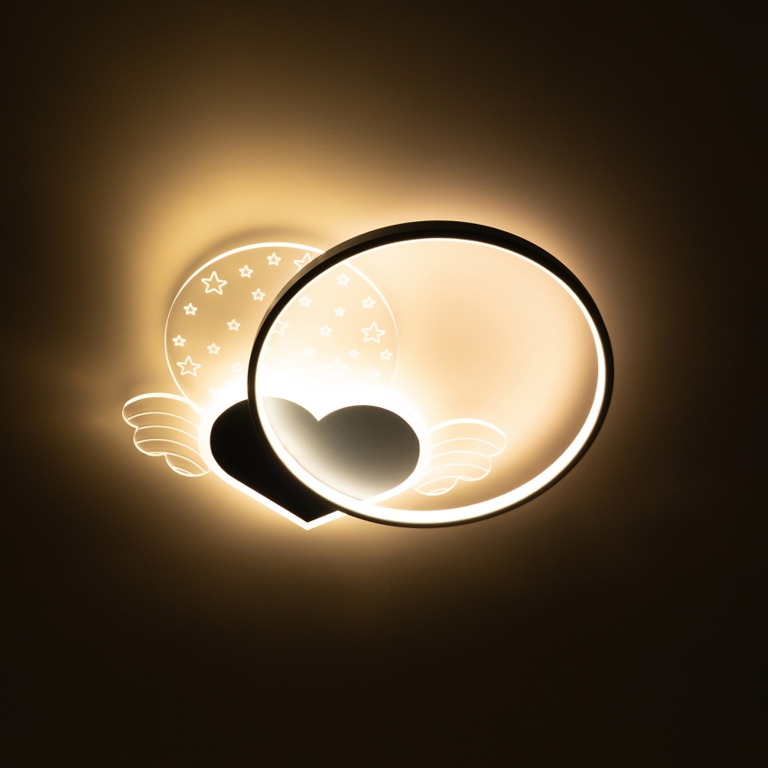 Brilagi - LED lastetoa laelamp LOVE LED/48W/230V 3000/4500/6000K sinine