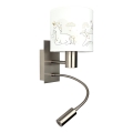 BRILAGI - LED lastetoa painduv seinavalgusti BOBO 1xE27/25W/230V + LED/3W mattkroom/valge/ükssarvikud