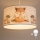 Brilagi - LED lastetoa rippvalgusti kaablil BOBO 1xE27/60W/230V Ø 35 cm valge/loomamotiiv