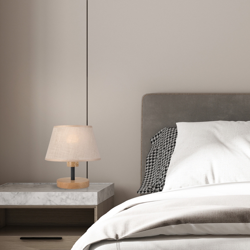 Brilagi - LED Laualamp ANTHONY 1xE14/40W/230V tamm/beež