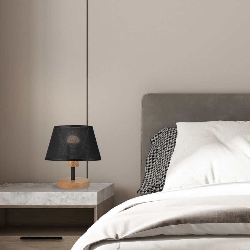 Brilagi - LED Laualamp ANTHONY 1xE14/40W/230V tamm/must