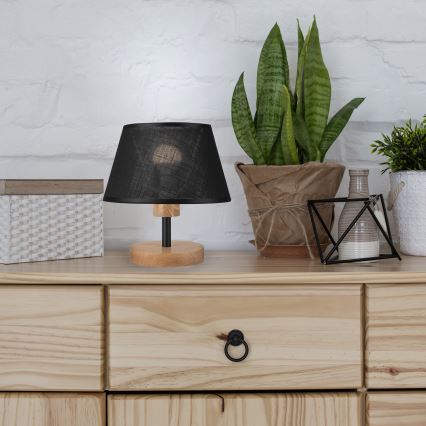 Brilagi - LED Laualamp ANTHONY 1xE14/40W/230V tamm/must