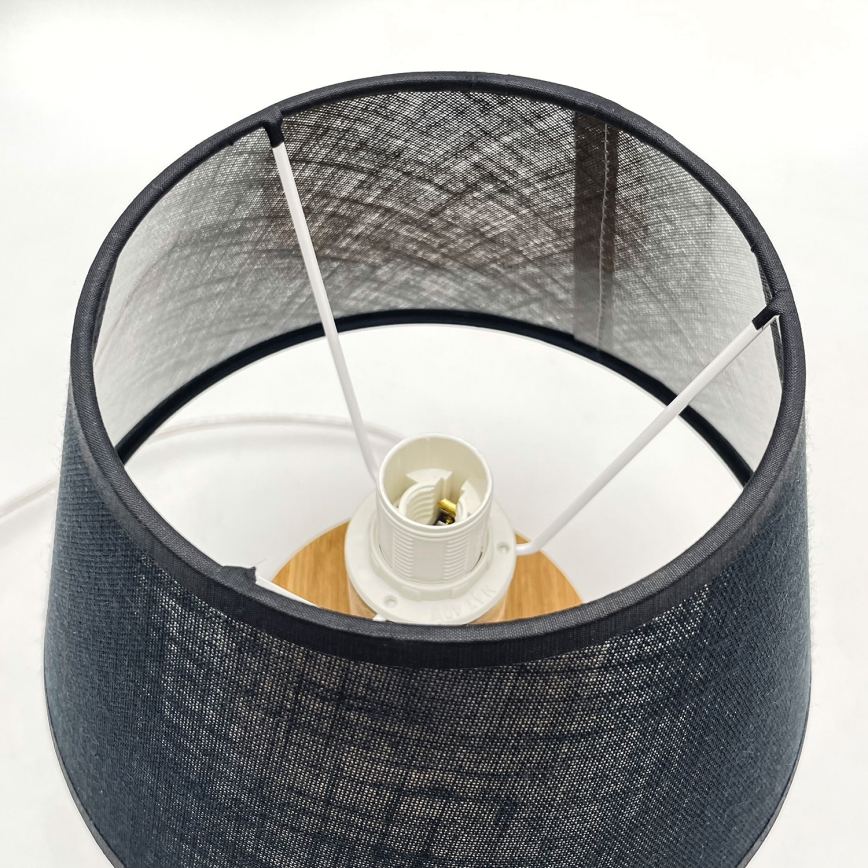 Brilagi - LED Laualamp ANTHONY 1xE14/40W/230V tamm/must