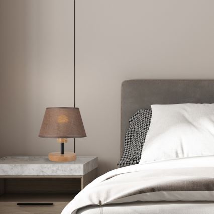 Brilagi - LED Laualamp ANTHONY 1xE14/40W/230V tamm/pruun