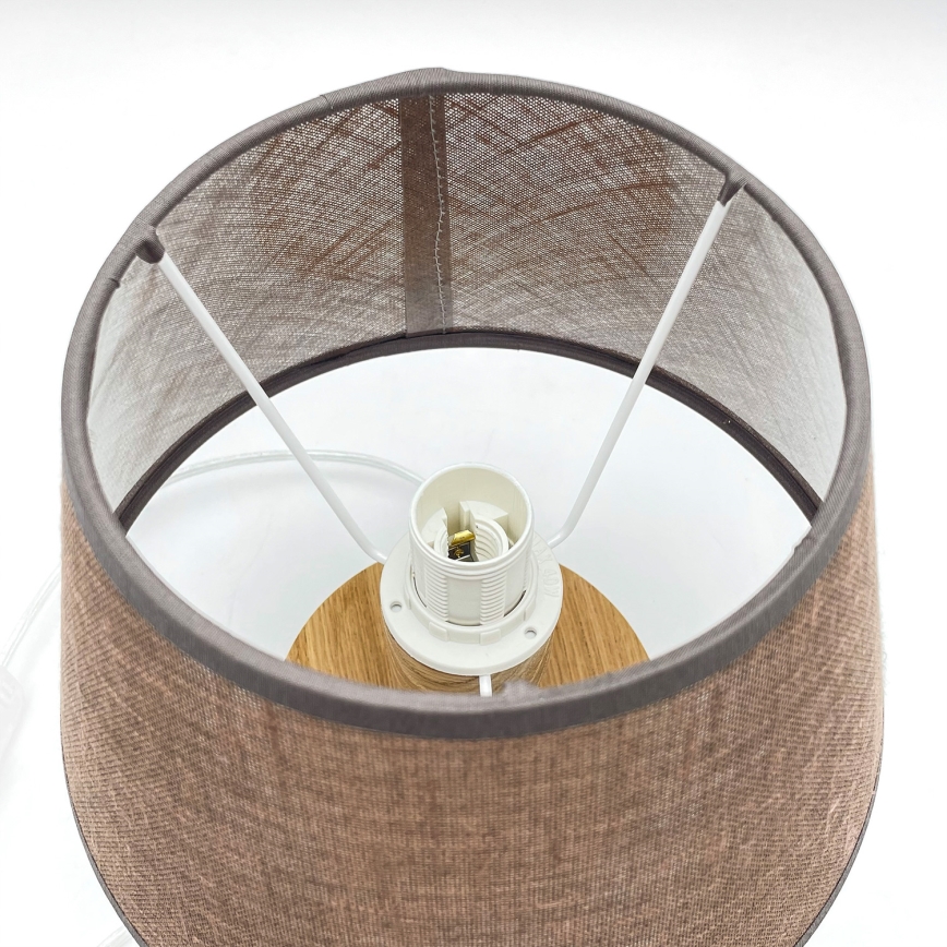 Brilagi - LED Laualamp ANTHONY 1xE14/40W/230V tamm/pruun