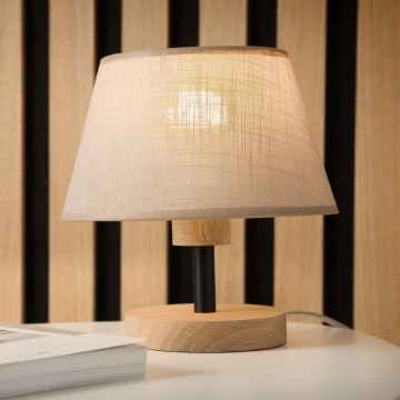 Brilagi - LED Laualamp ANTHONY 1xE27/60W/230V tamm/beež
