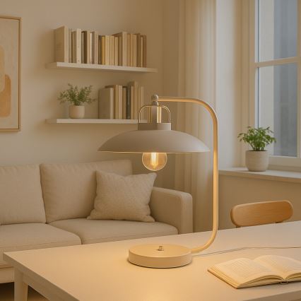 Brilagi - LED Laualamp FLAMENGO 1xE27/60W/230V beež