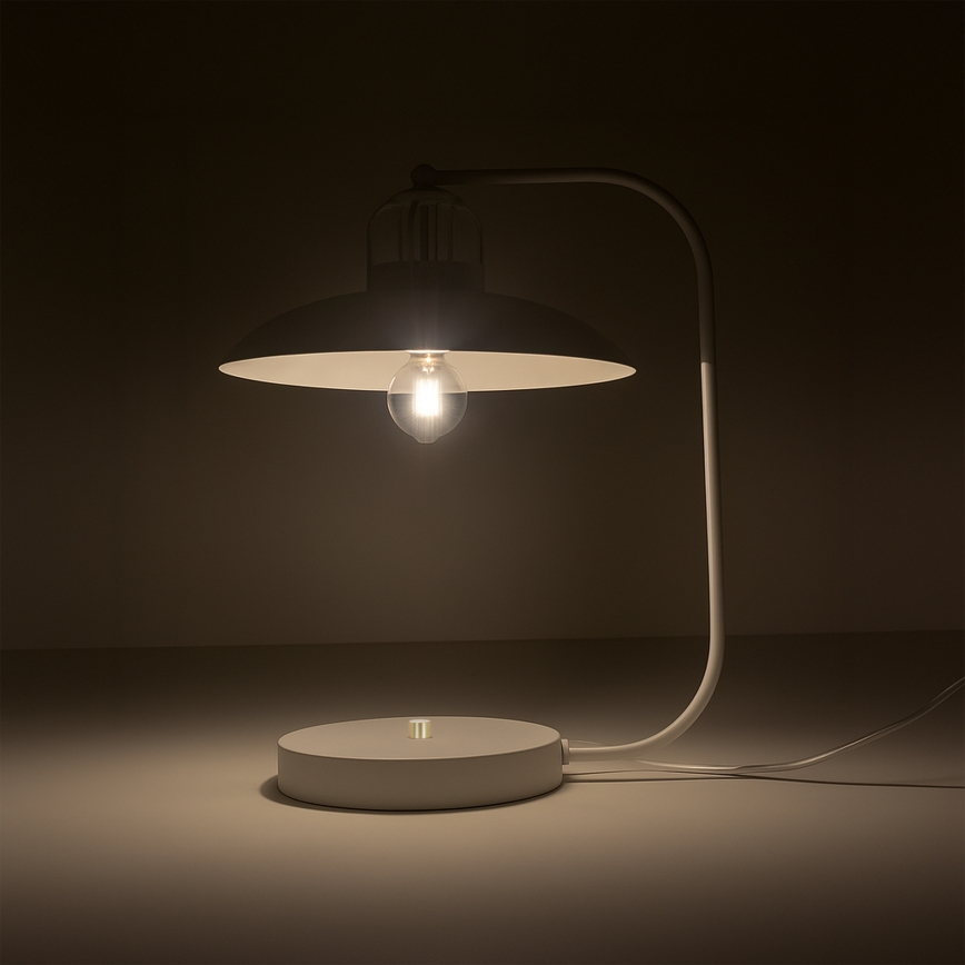 Brilagi - LED Laualamp FLAMENGO 1xE27/60W/230V valge