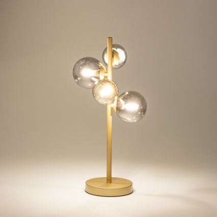 Brilagi - LED Laualamp MILLA 4xG9/3W/230V kuldne/suitsune