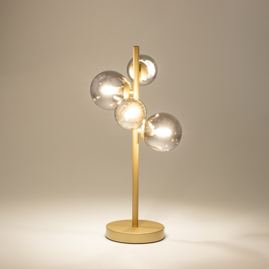 Brilagi - LED Laualamp MILLA 4xG9/3W/230V kuldne/suitsune