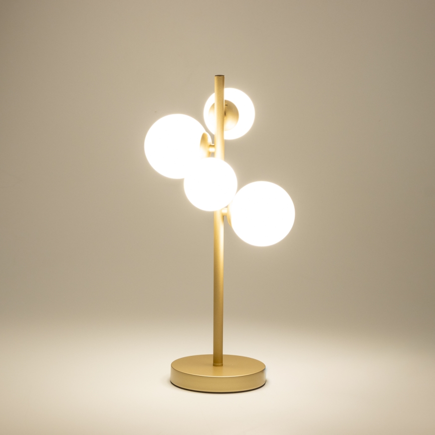 Brilagi - LED Laualamp MILLA 4xG9/3W/230V kuldne/valge