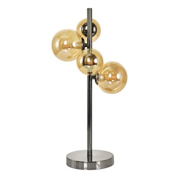 Brilagi - LED Laualamp MILLA 4xG9/3W/230V läikiv kroom/kuldne