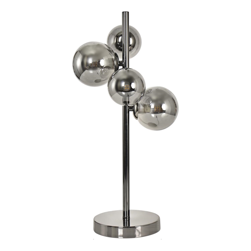 Brilagi - LED Laualamp MILLA 4xG9/3W/230V läikiv kroom/suitsune