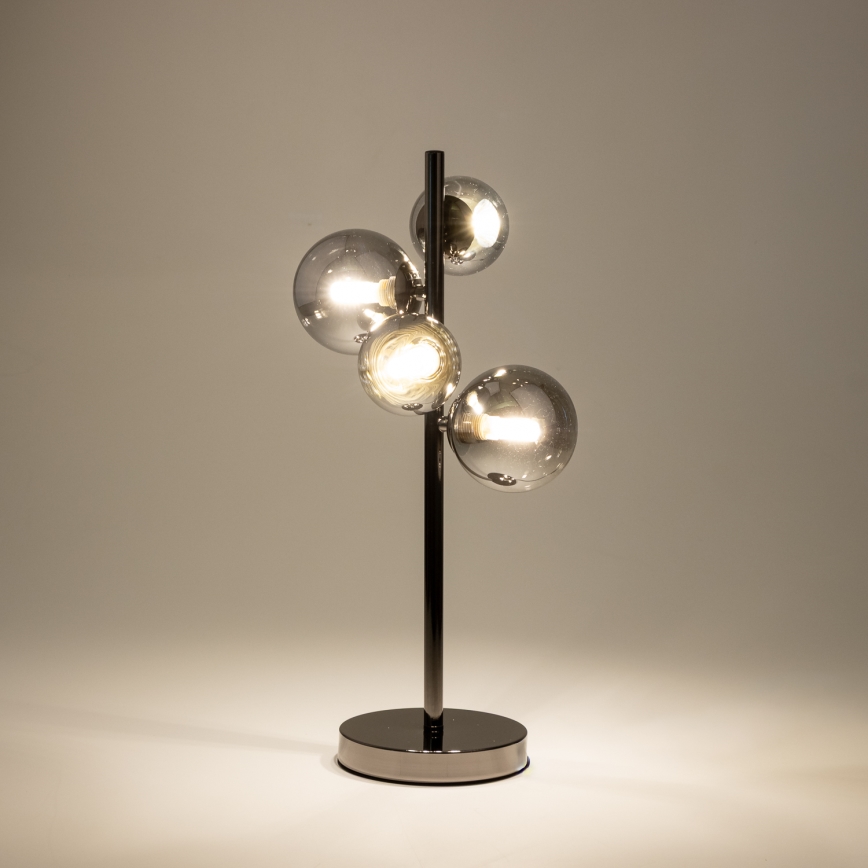 Brilagi - LED Laualamp MILLA 4xG9/3W/230V läikiv kroom/suitsune