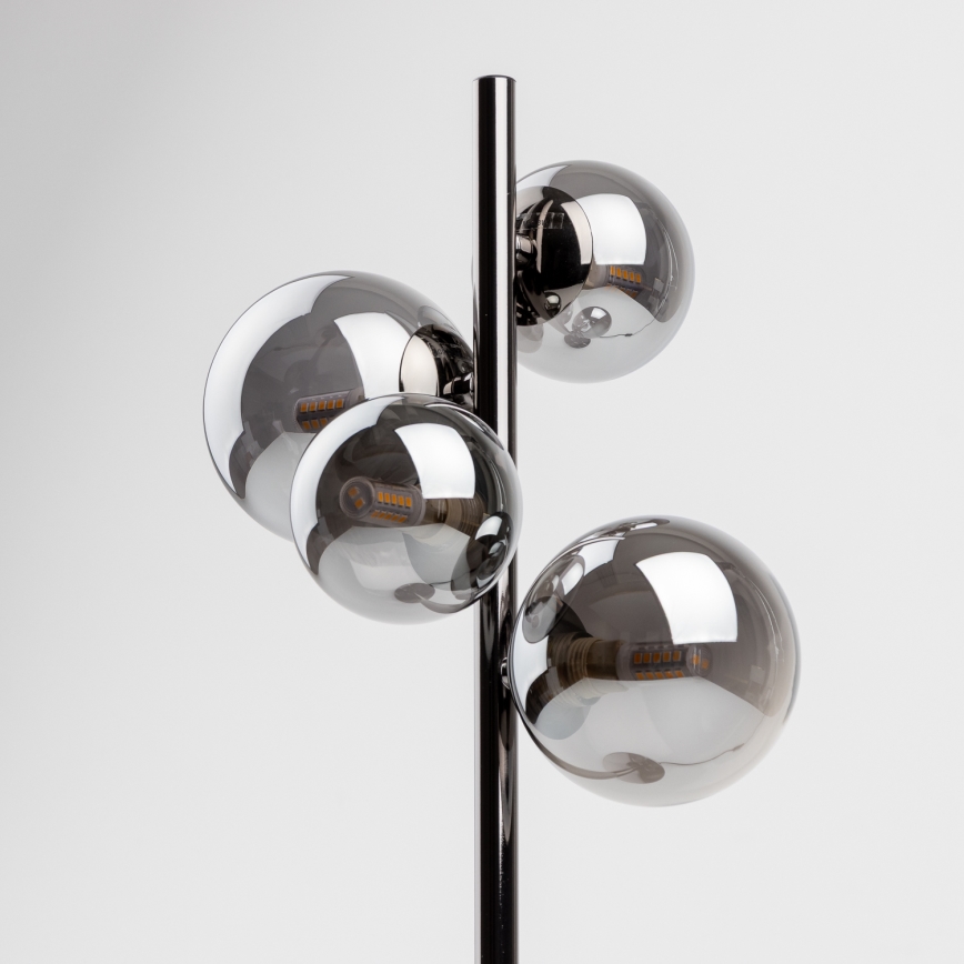Brilagi - LED Laualamp MILLA 4xG9/3W/230V läikiv kroom/suitsune