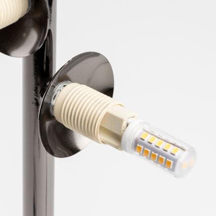 Brilagi - LED laualamp MILLA 4xG9/3W/230V must kroom/suitsune