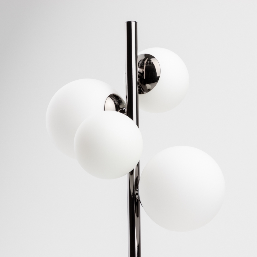 Brilagi - LED laualamp MILLA 4xG9/3W/230V must kroom/valge