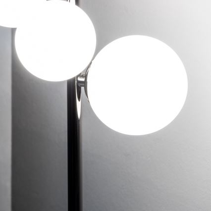 Brilagi - LED laualamp MILLA 4xG9/3W/230V must kroom/valge