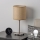 Brilagi - LED laualamp NUBILA 1xE27/60W/230V helepruun