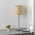 Brilagi - LED laualamp NUBILA 1xE27/60W/230V helepruun