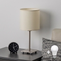 Brilagi - LED laualamp NUBILA 1xE27/60W/230V kreemjas