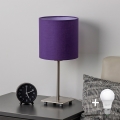 Brilagi - LED laualamp NUBILA 1xE27/60W/230V lilla